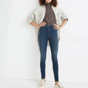 Madewell 10" High-Rise Roadtripper Supersoft Jeans Playford Wash 26